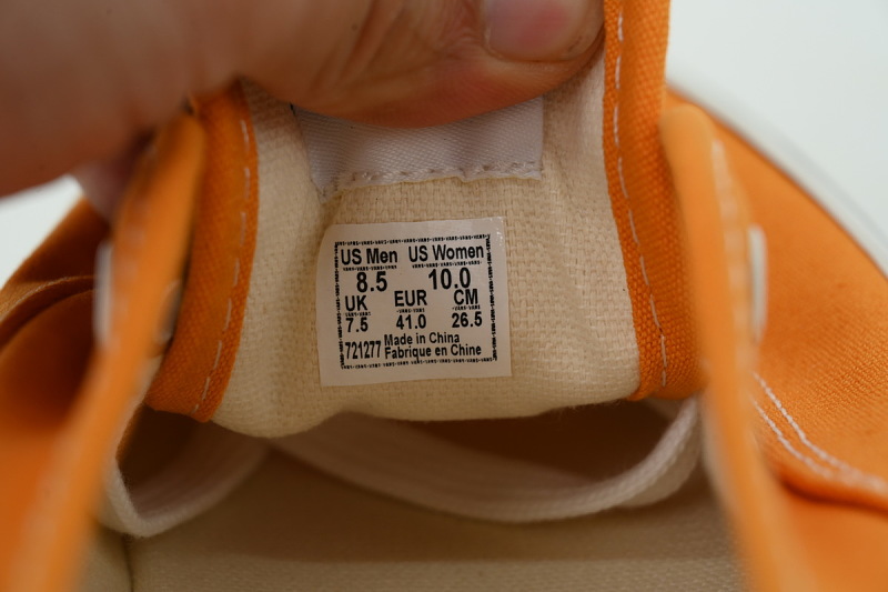 【AB7X7】安娜海姆桔黄 万斯 经典低帮时尚板鞋 VN0A38ENQA7 Vans Authentic 33 DX 'Gold Orange'