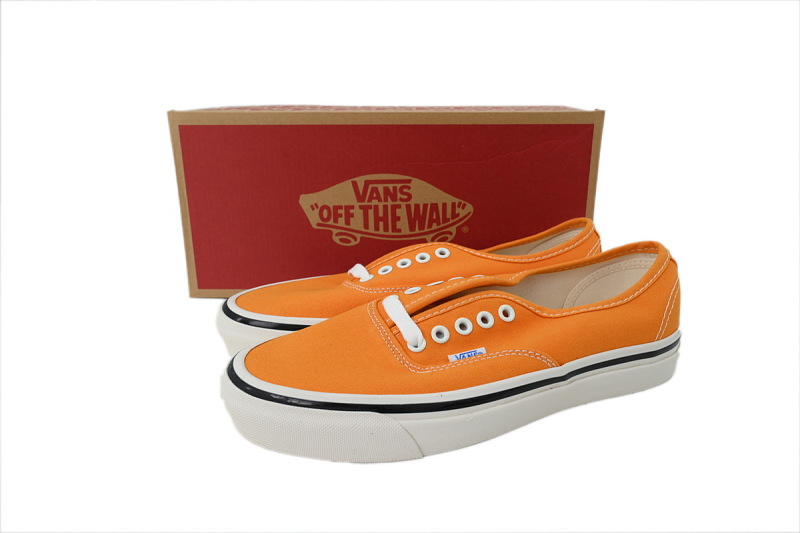 【AB7X7】安娜海姆桔黄 万斯 经典低帮时尚板鞋 VN0A38ENQA7 Vans Authentic 33 DX 'Gold Orange'