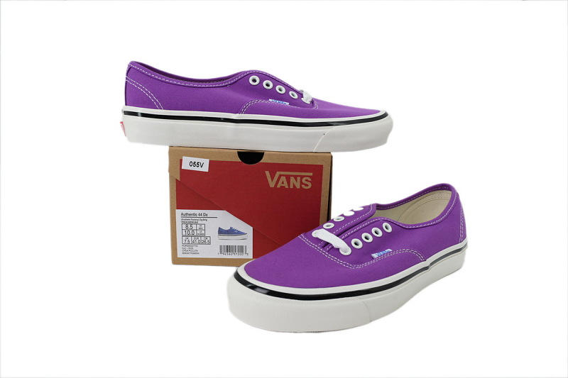 【AB7X7】安娜海姆帝王紫 万斯 经典低帮时尚板鞋 VN0A38ENU6A Vans Authentic 44 DX 'Anaheim Factory - Bright Purple'