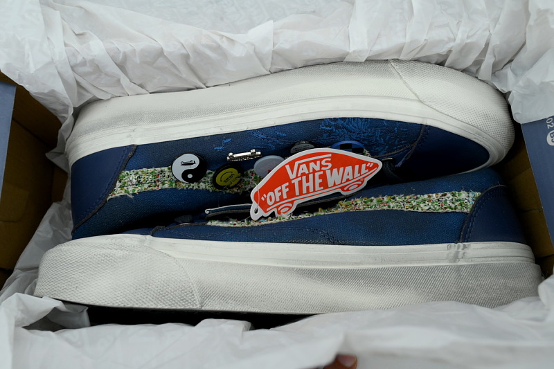 【AB3X7】徽章蓝彩 万斯 经典低帮时尚板鞋 Vans Old Skool 36 LX 'Souvenir Pack - Blue'