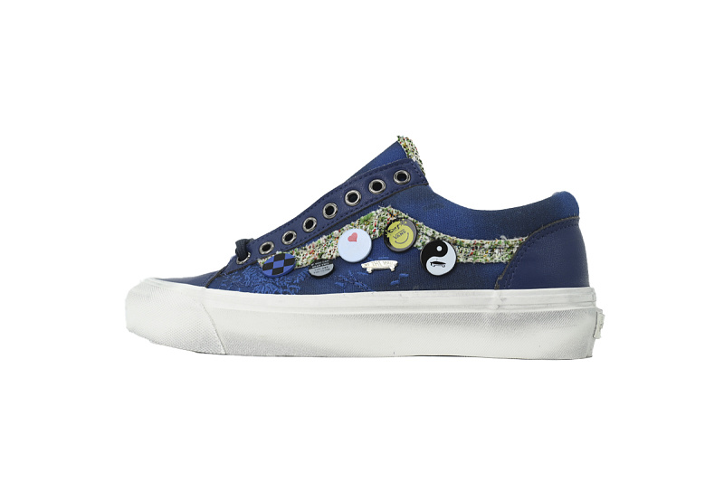 【AB3X7】徽章蓝彩 万斯 经典低帮时尚板鞋 Vans Old Skool 36 LX 'Souvenir Pack - Blue'
