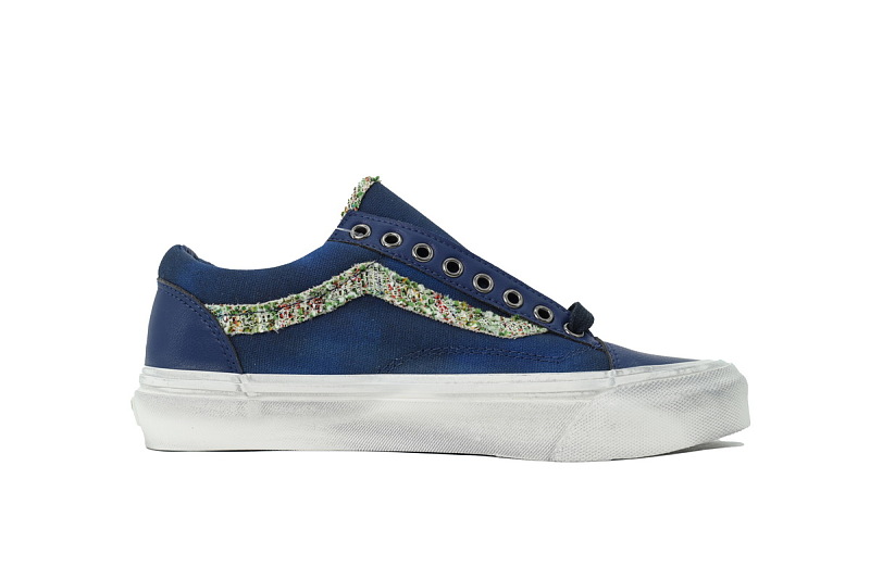 【AB3X7】徽章蓝彩 万斯 经典低帮时尚板鞋 Vans Old Skool 36 LX 'Souvenir Pack - Blue'