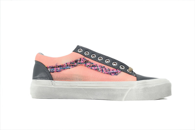 【AB3X7】徽章粉彩 万斯 经典低帮时尚板鞋 Vans Old Skool 36 LX 'Souvenir Pack - Pink'