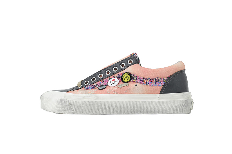 【AB3X7】徽章粉彩 万斯 经典低帮时尚板鞋 Vans Old Skool 36 LX 'Souvenir Pack - Pink'