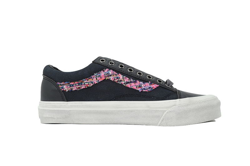 【AB3X7】徽章黑布 万斯 经典低帮时尚板鞋 Vans Old Skool 36 LX 'Souvenir Pack - Black'