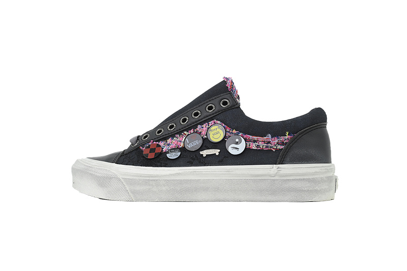 【AB3X7】徽章黑布 万斯 经典低帮时尚板鞋 Vans Old Skool 36 LX 'Souvenir Pack - Black'
