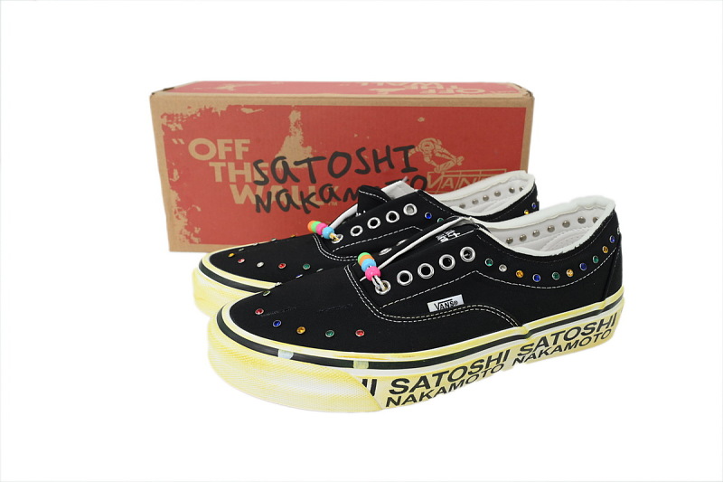 【BA5X7】宝石联名黑 万斯 经典低帮时尚板鞋 VN000EFEBLK Satoshi Nakamoto x Vans Era 95 'Lucky Charms'