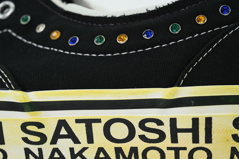 【BA5X7】宝石联名黑 万斯 经典低帮时尚板鞋 VN000EFEBLK Satoshi Nakamoto x Vans Era 95 'Lucky Charms'