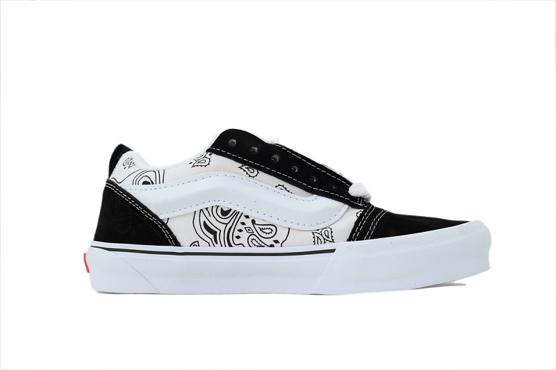 【AB6X7】面包腰果花 万斯 经典低帮时尚板鞋 VN0007QDBMW BEDWIN&THE HEARTBREAKERS×Vault by Vans Knu Skool VLT LX"Black"