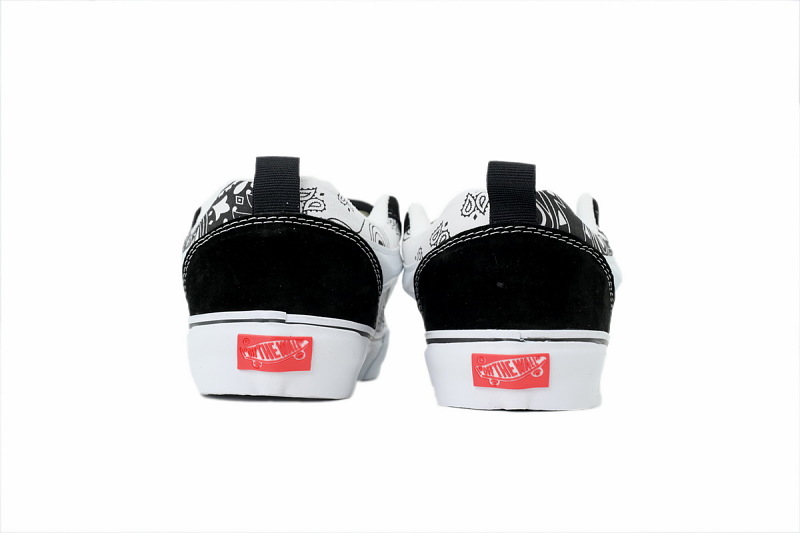 【AB6X7】面包腰果花 万斯 经典低帮时尚板鞋 VN0007QDBMW BEDWIN&THE HEARTBREAKERS×Vault by Vans Knu Skool VLT LX"Black"