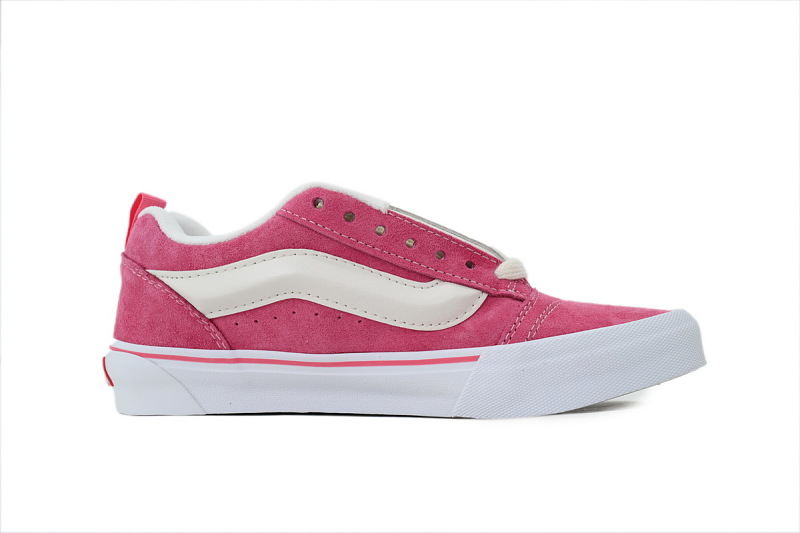 【AB6X7】面包草莓熊 万斯 经典低帮时尚板鞋 VN0009QCBJ1 Vans Knu-Skool 'Retro Pink'