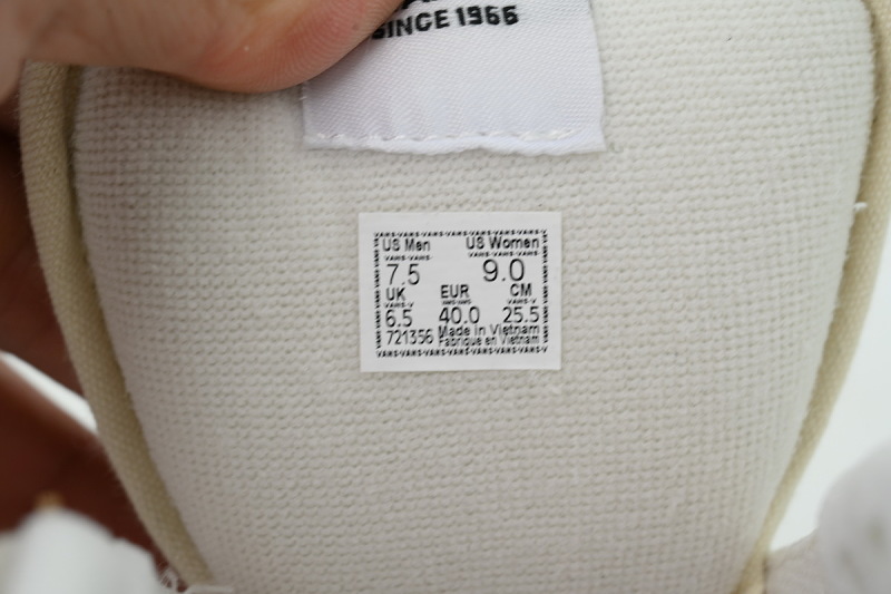 【AB6X7】面包粉白 万斯 经典低帮时尚板鞋 VN0009QCPNK Vans Knu-Skool 'Sorbet Pastel Pink'