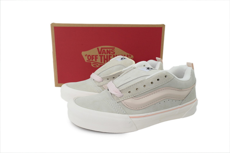 【AB6X7】面包粉白 万斯 经典低帮时尚板鞋 VN0009QCPNK Vans Knu-Skool 'Sorbet Pastel Pink'