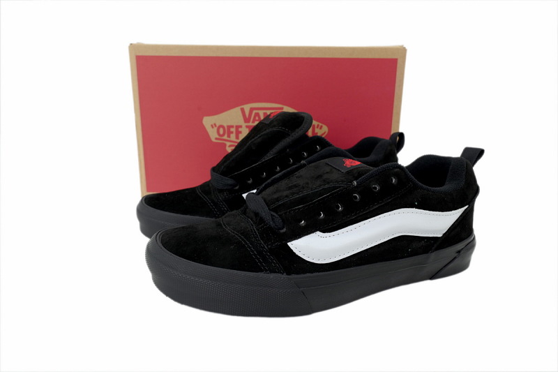 【AB6X7】面包黑武士 万斯 经典低帮时尚板鞋 VN0009QCBMA Vans Knu-Skool 'Black'