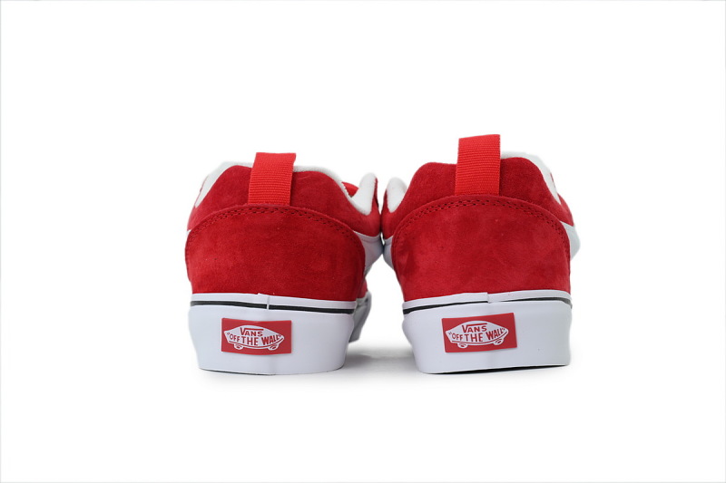 【AB6X7】面包大红 万斯 经典低帮时尚板鞋 VN0009QCJV6 Vans Knu Skool 'Red White'