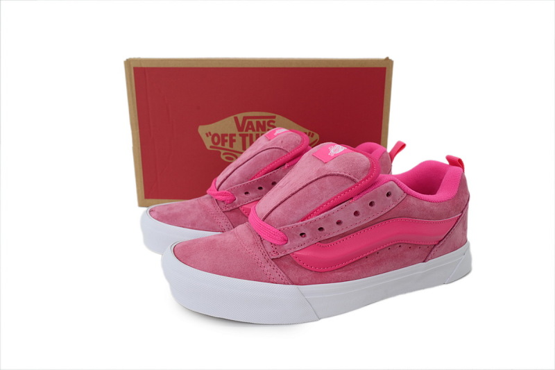【AB6X7】面包火龙果 万斯 经典低帮时尚板鞋 VN0009QCYU2 Vans Knu-Skool 'Pink Glo'