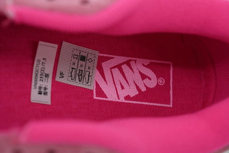 【AB6X7】面包火龙果 万斯 经典低帮时尚板鞋 VN0009QCYU2 Vans Knu-Skool 'Pink Glo'