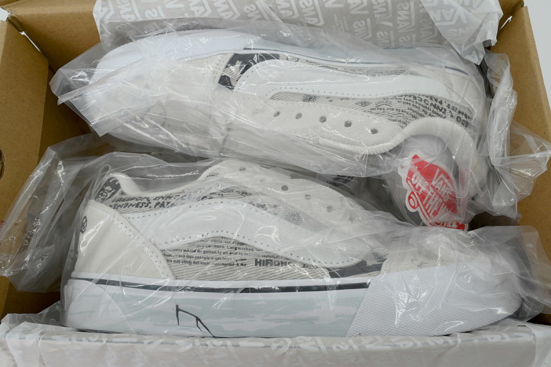 【AB8X7】玛特联名 万斯 经典低帮时尚板鞋 VN000CS0BHD Vans x HIRONO Knu Skool 'White Black'