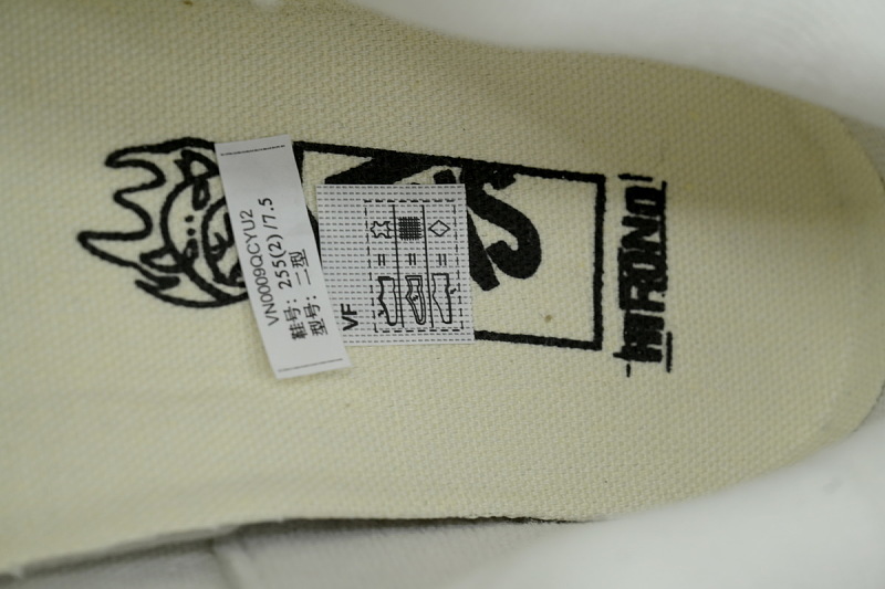 【AB8X7】玛特联名 万斯 经典低帮时尚板鞋 VN000CS0BHD Vans x HIRONO Knu Skool 'White Black'