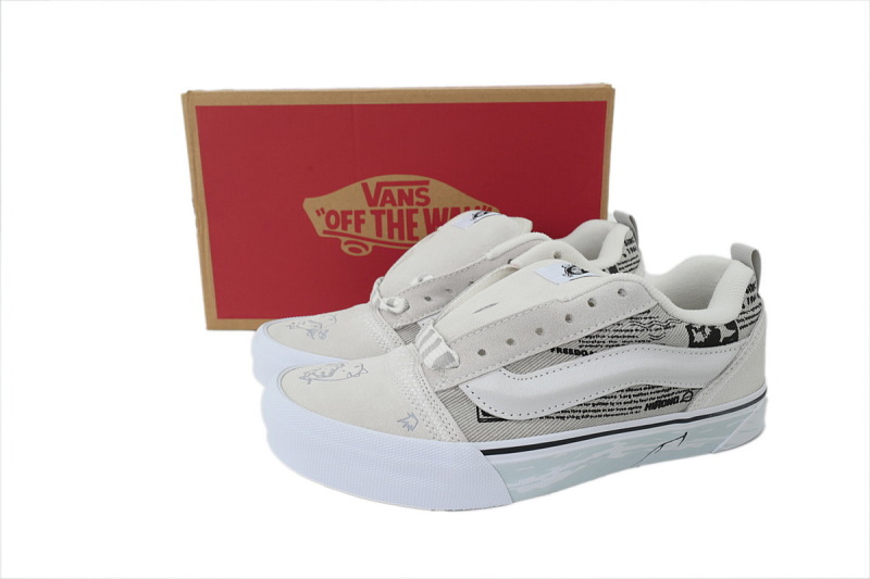 【AB8X7】玛特联名 万斯 经典低帮时尚板鞋 VN000CS0BHD Vans x HIRONO Knu Skool 'White Black'