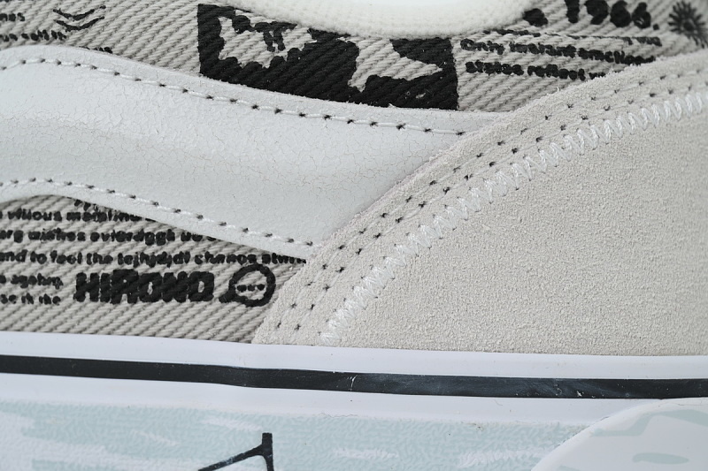 【AB8X7】玛特联名 万斯 经典低帮时尚板鞋 VN000CS0BHD Vans x HIRONO Knu Skool 'White Black'