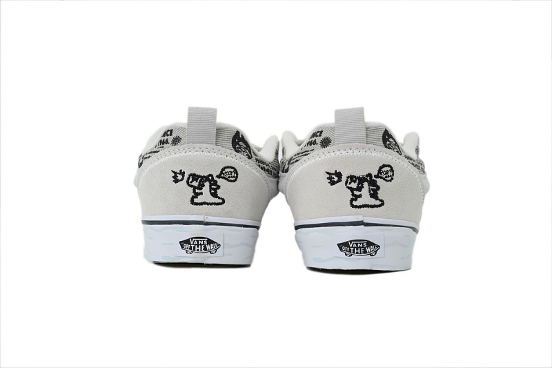 【AB8X7】玛特联名 万斯 经典低帮时尚板鞋 VN000CS0BHD Vans x HIRONO Knu Skool 'White Black'