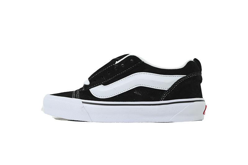 【AB6X7】面包经典黑 万斯 经典低帮时尚板鞋 VN0009QC6BT Vans Knu-Skool 'Black White'