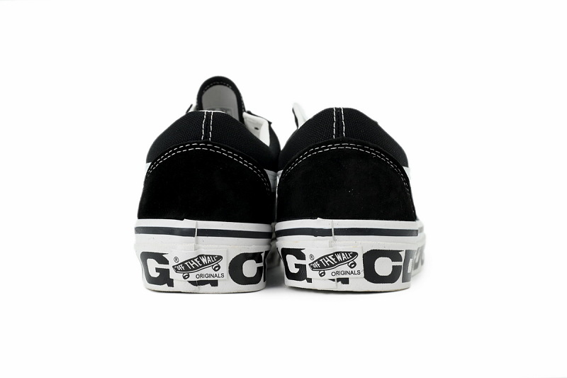【AB5X7】CDG黑色 万斯 经典低帮时尚板鞋 VN0A4P3X60E Comme des Garçons x Vans OG Old Skool LX 'Sidewall'
