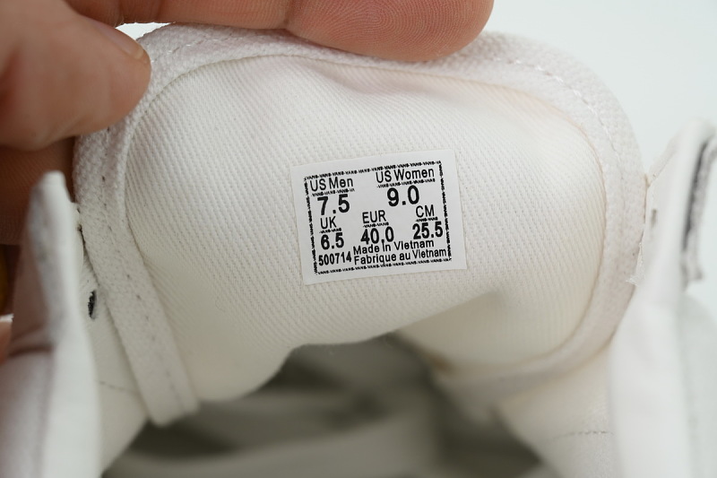 【AB5X7】CDG白色 万斯 经典低帮时尚板鞋 VN0A4P3XQLZ Comme des Garçons x Vans OG Old Skool LX 'Sidewall - White'