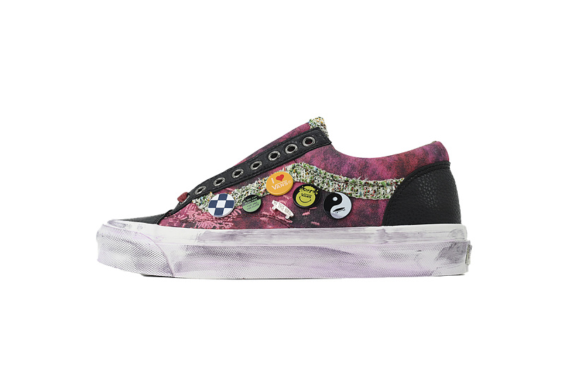 【AB3X7】徽章黑彩 万斯 经典低帮时尚板鞋 Vans Old Skool 36 LX 'Souvenir Pack - Burgundy'