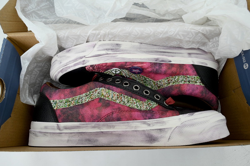 【AB3X7】徽章黑彩 万斯 经典低帮时尚板鞋 Vans Old Skool 36 LX 'Souvenir Pack - Burgundy'