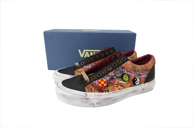 【AB3X7】徽章棕彩 万斯 经典低帮时尚板鞋 Vans Old Skool 36 LX 'Souvenir Pack - Warm Brown'