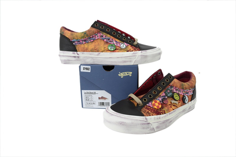 【AB3X7】徽章棕彩 万斯 经典低帮时尚板鞋 Vans Old Skool 36 LX 'Souvenir Pack - Warm Brown'