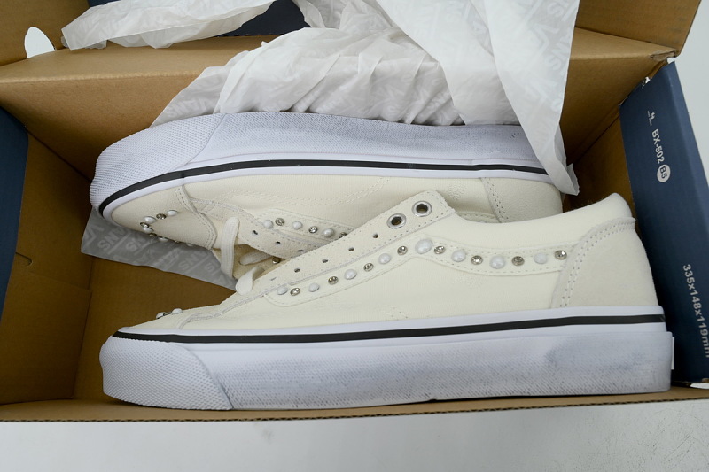【AB1X7】联名全白 万斯 经典低帮时尚板鞋 Vans Old Skool 36 LX 'Pearlized Pack - Marshmallow'