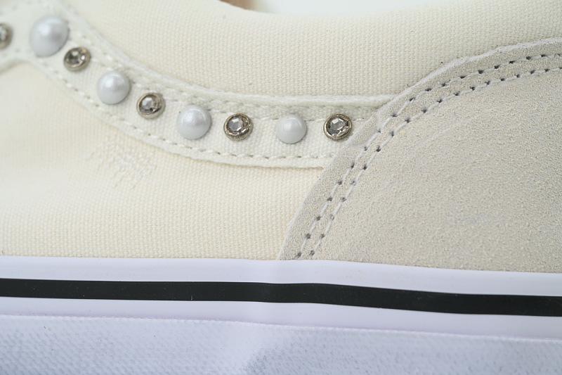 【AB1X7】联名全白 万斯 经典低帮时尚板鞋 Vans Old Skool 36 LX 'Pearlized Pack - Marshmallow'