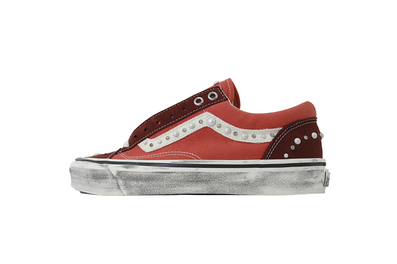 yupoo_397962_037f9017.jpg 【AB1X7】联名砖红 万斯 经典低帮时尚板鞋 Vans Old Skool 36 'Pearlized Pack - Brown'