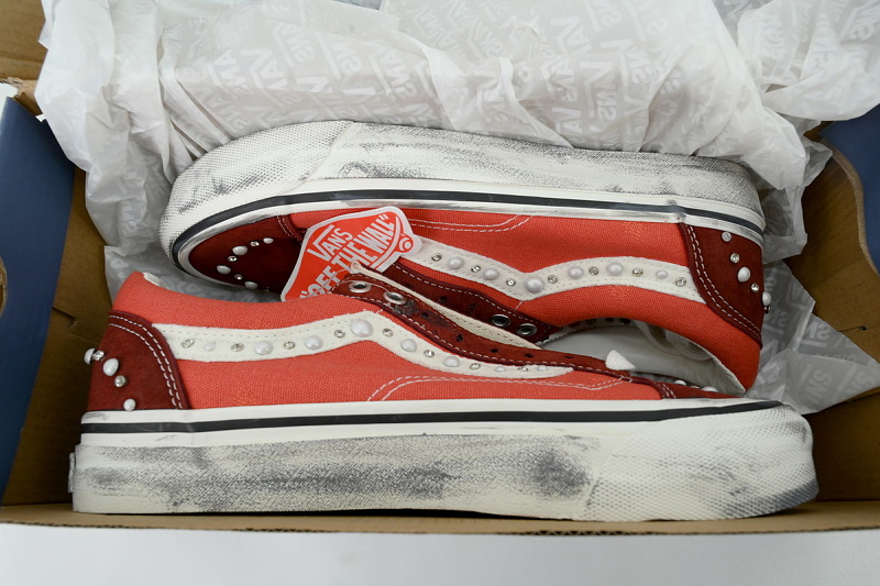 【AB1X7】联名砖红 万斯 经典低帮时尚板鞋 Vans Old Skool 36 'Pearlized Pack - Brown'