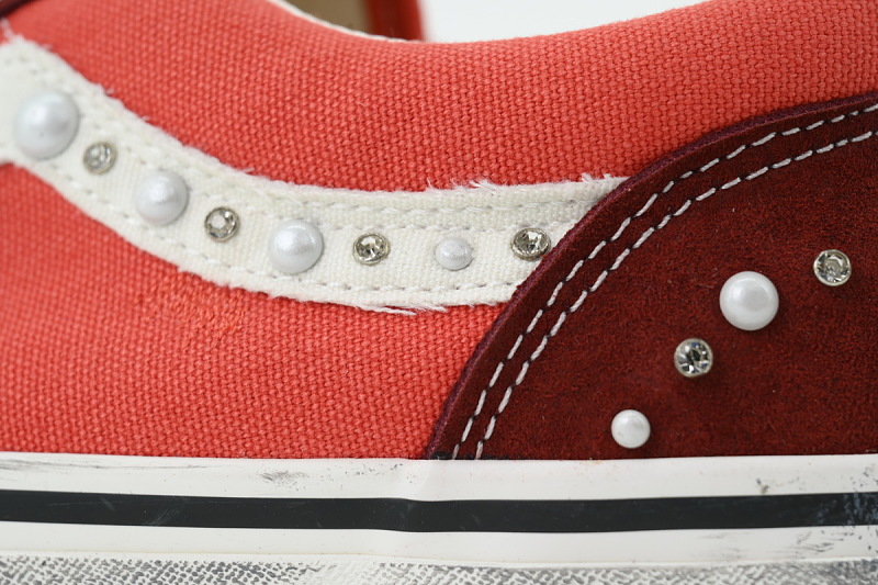 【AB1X7】联名砖红 万斯 经典低帮时尚板鞋 Vans Old Skool 36 'Pearlized Pack - Brown'
