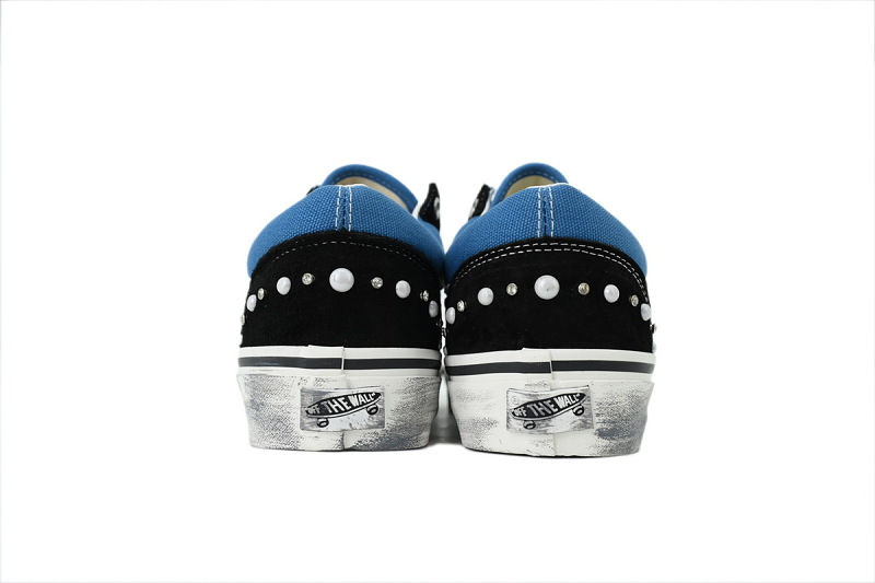 【AB1X7】联名黑蓝 万斯 经典低帮时尚板鞋 Vans Old Skool 36 LX 'Pearlized Pack - Black Navy'
