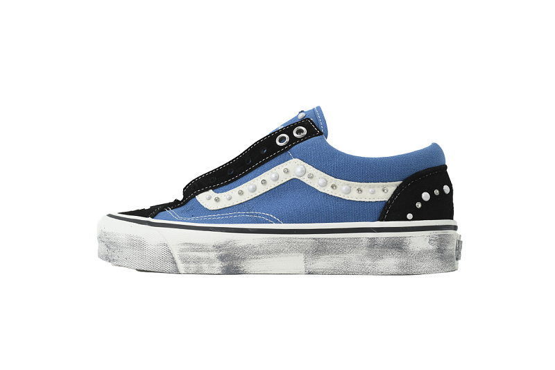 yupoo_398045_2d7e93f9.jpg 【AB1X7】联名黑蓝 万斯 经典低帮时尚板鞋 Vans Old Skool 36 LX 'Pearlized Pack - Black Navy'