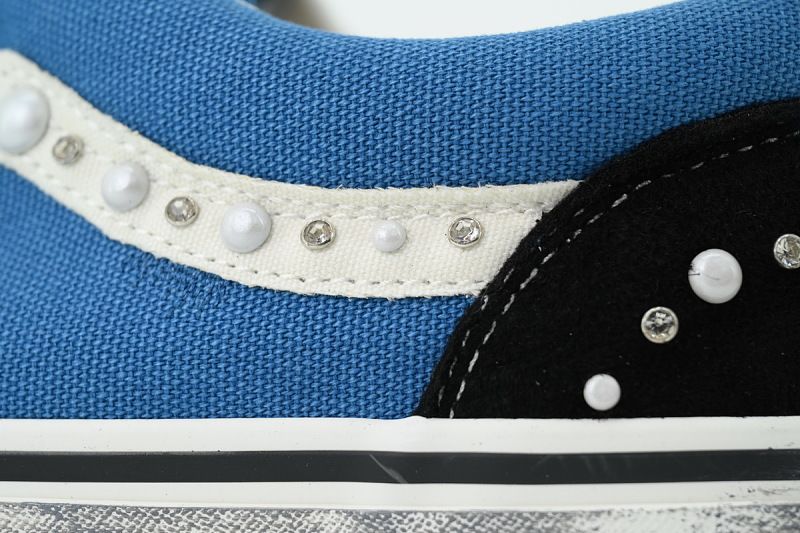 【AB1X7】联名黑蓝 万斯 经典低帮时尚板鞋 Vans Old Skool 36 LX 'Pearlized Pack - Black Navy'