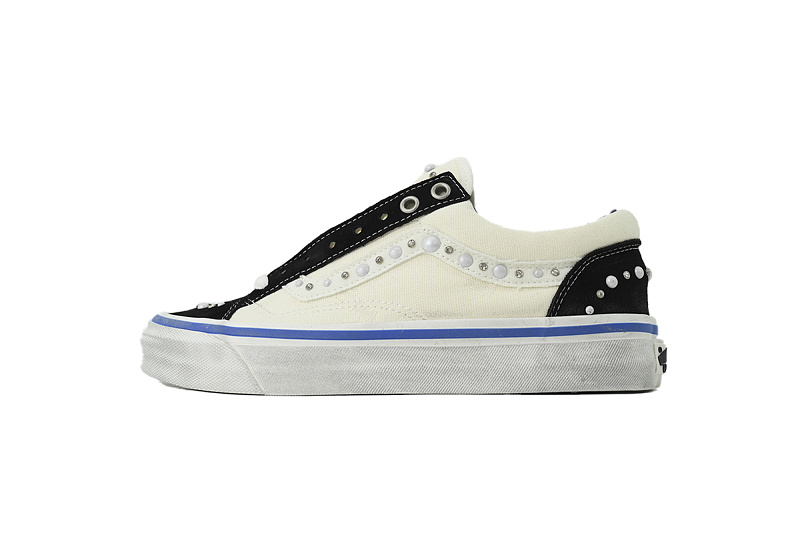 yupoo_398100_78601b7c.jpg 【AB1X7】联名黑白 万斯 经典低帮时尚板鞋 Vans Old Skool 36 'Pearlized Pack - Marshmallow White'
