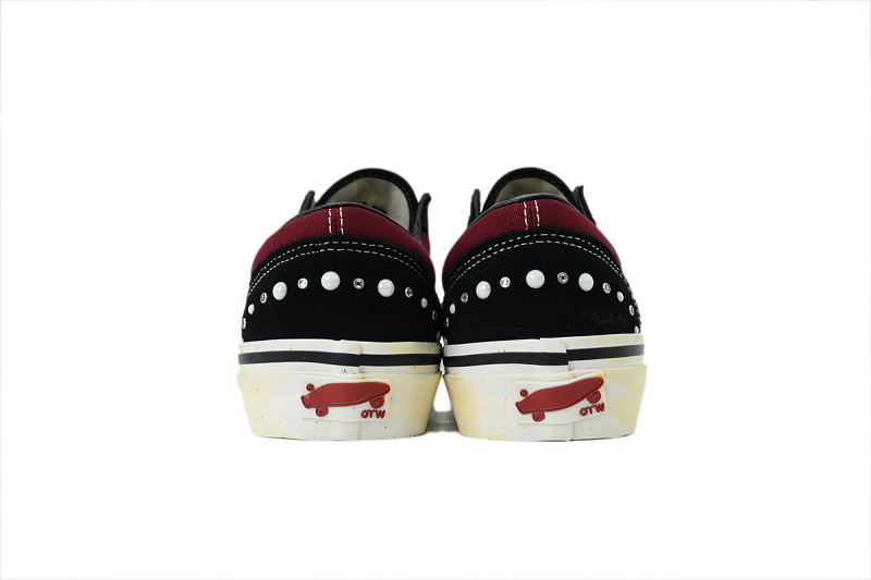 【AB3X7】联名黑红 万斯 SATOSHI NAKAMOTOxVans Old Skool Reissue 36'Pearlized Port Royale'ComplexCon Exclusive