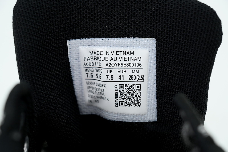yupoo_398341_7f5ccb0a.jpg 【AH1X7】莫尔登中邦黑 匡威 中帮休闲鞋 A00811C Converse Chuck Taylor All Star Malden Street 'Black White'