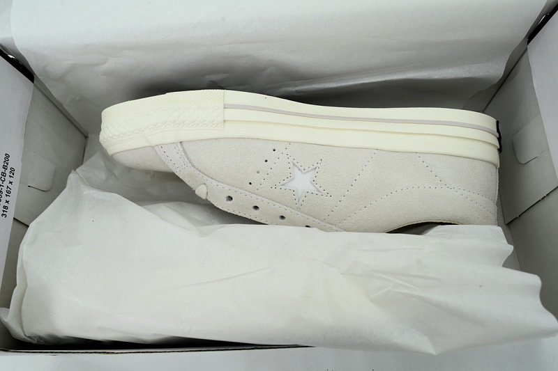 【AH2X7】刺绣木村米低 匡威 低帮刺绣休闲鞋 A07144C Awake NY x Converse One Star Pro Low 'White Sand'