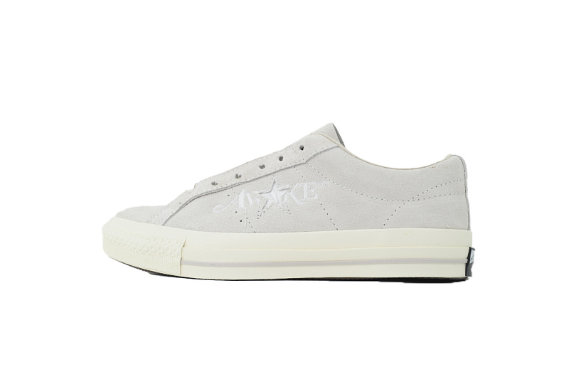 【AH2X7】刺绣木村米低 匡威 低帮刺绣休闲鞋 A07144C Awake NY x Converse One Star Pro Low 'White Sand'