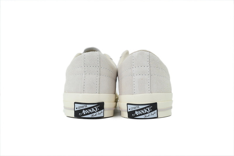 【AH2X7】刺绣木村米低 匡威 低帮刺绣休闲鞋 A07144C Awake NY x Converse One Star Pro Low 'White Sand'