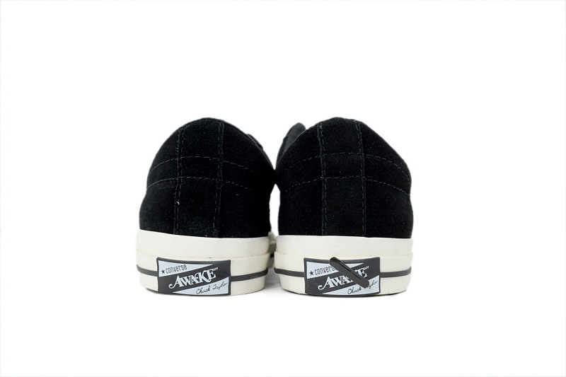 【AH2X7】刺绣木村黑低 匡威 低帮刺绣休闲鞋 A07143C Awake NY x Converse One Star Pro Low 'Black'