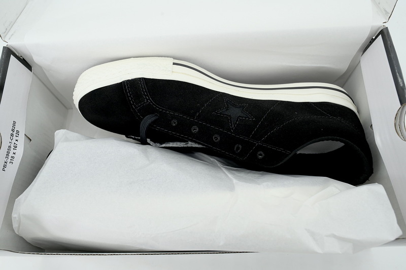 【AH2X7】刺绣木村黑低 匡威 低帮刺绣休闲鞋 A07143C Awake NY x Converse One Star Pro Low 'Black'