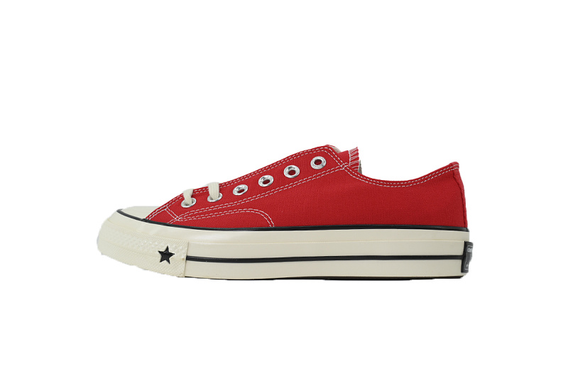 【AH7X7】三代大红低 匡威 1970X低帮帆布休闲鞋 A24235C Converse CHUCK 70X Canvas Shoes Low Red